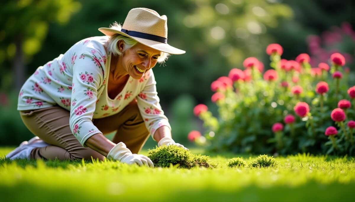 Astuce naturelle de grand-mère pour éliminer la mousse de votre pelouse efficacement